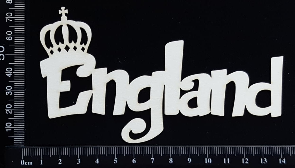 England - B - White Chipboard