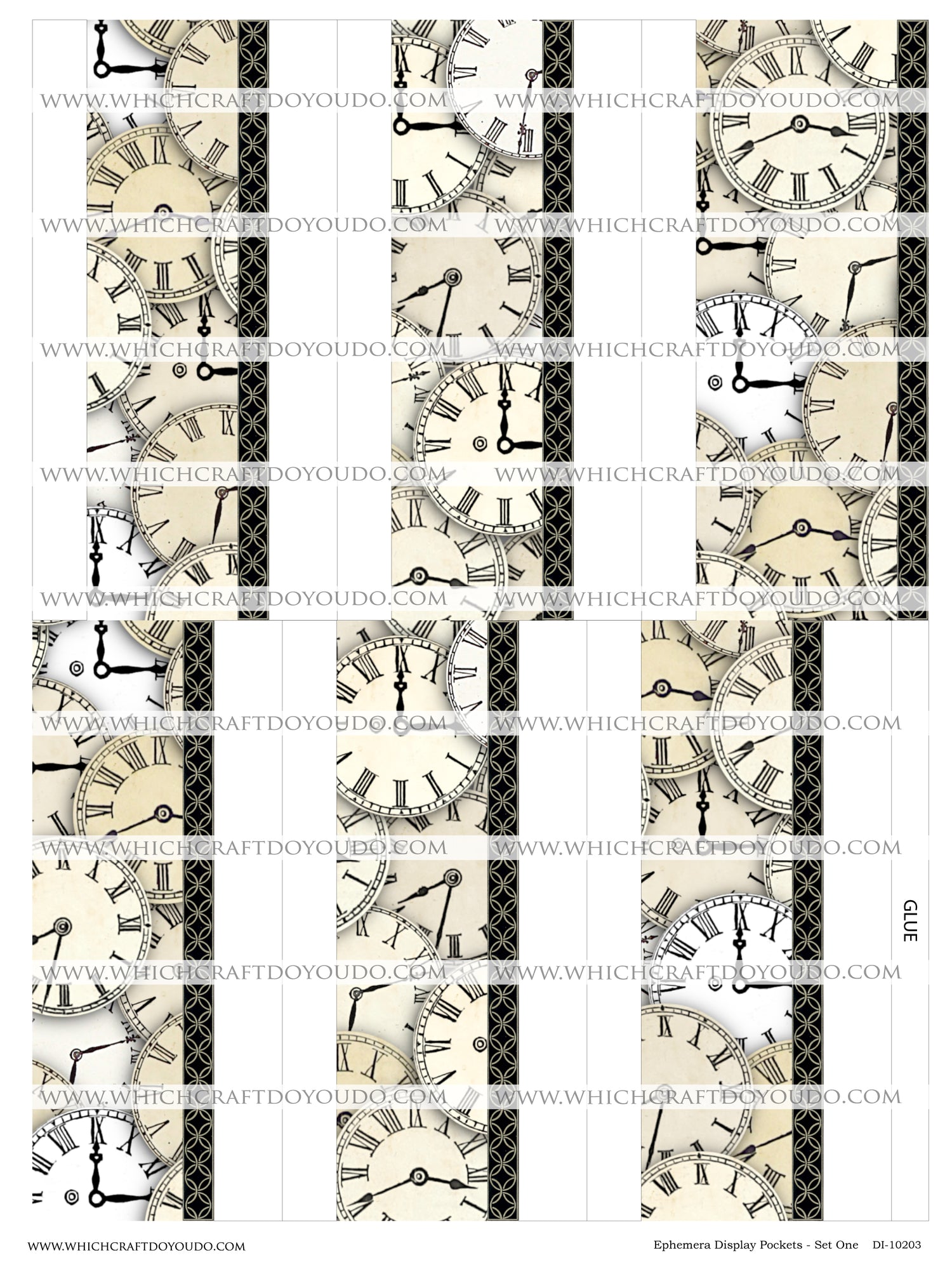 Ephemera Display Pockets - Set One - DI-10203 - Digital Download