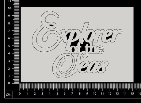 Explorer of the Seas - B - White Chipboard