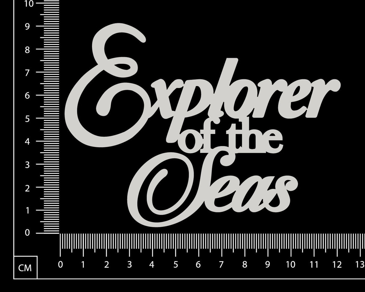 Explorer of the Seas - B - White Chipboard