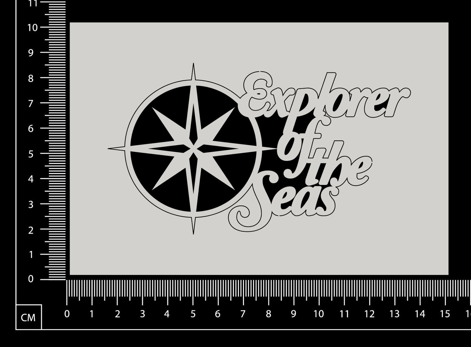 Explorer of the Seas - D - White Chipboard