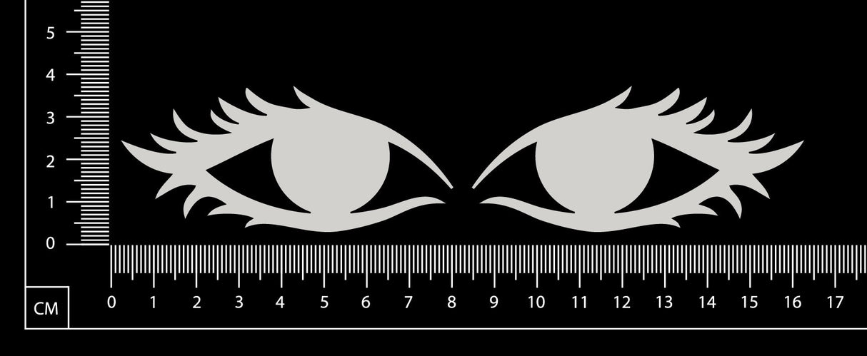 Eyes - Set B - White Chipboard