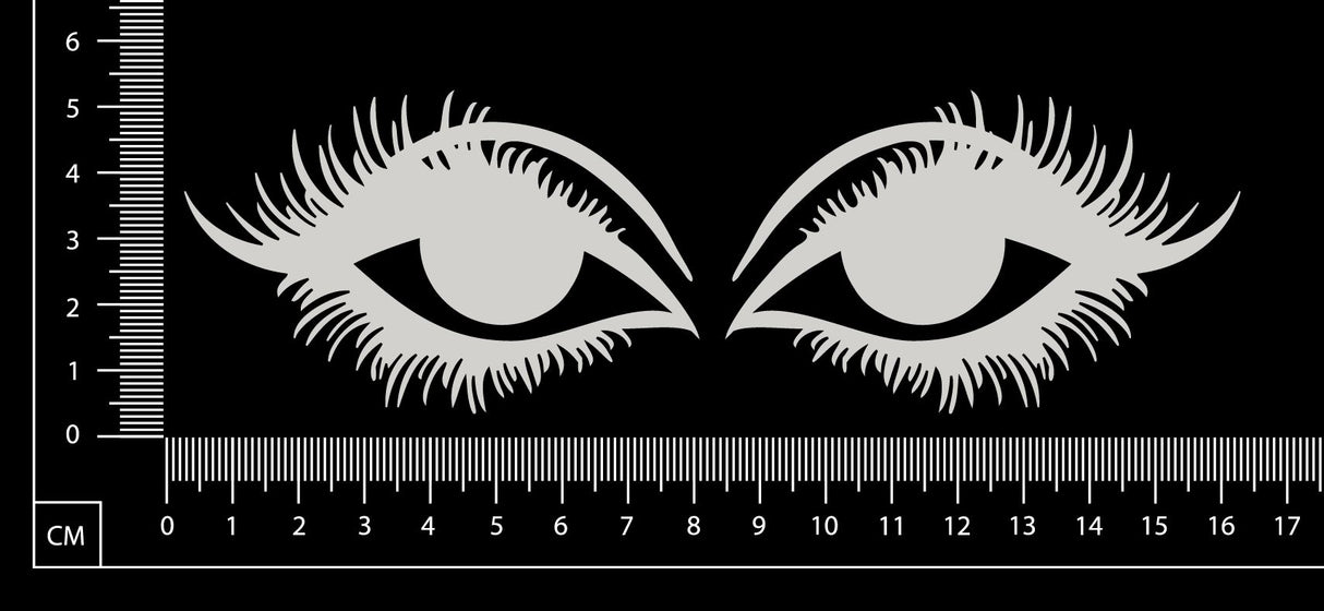 Eyes - Set C - White Chipboard