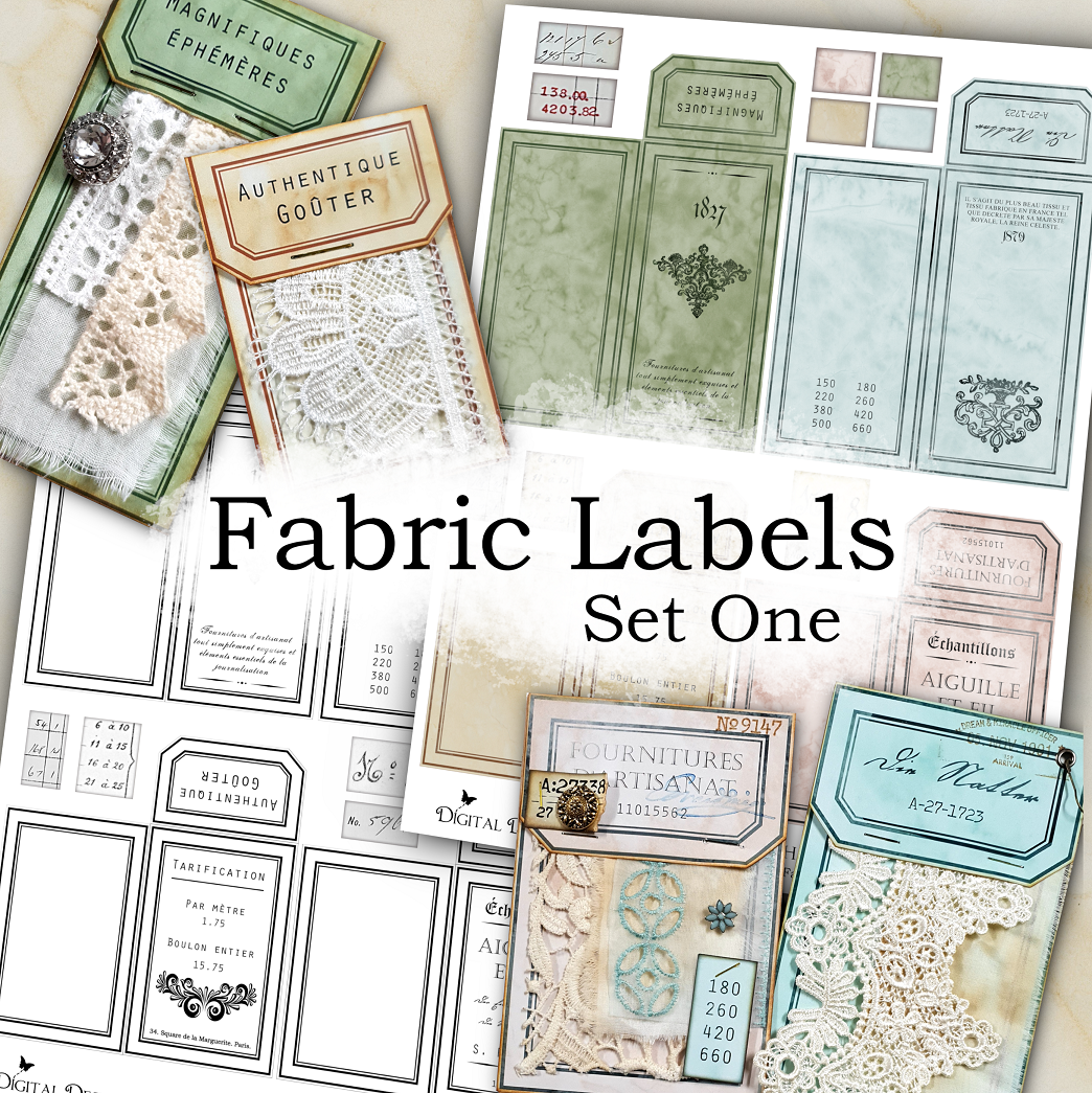 Fabric Labels - Set One - DI-10100 - Digital Download