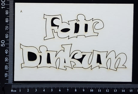 Fair Dinkum - A - White Chipboard