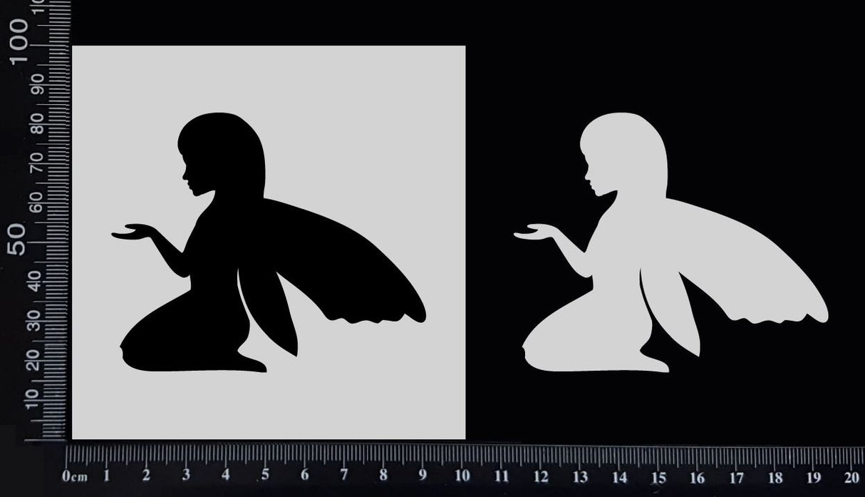 Fairy - B - Stencil - 100mm x 100mm