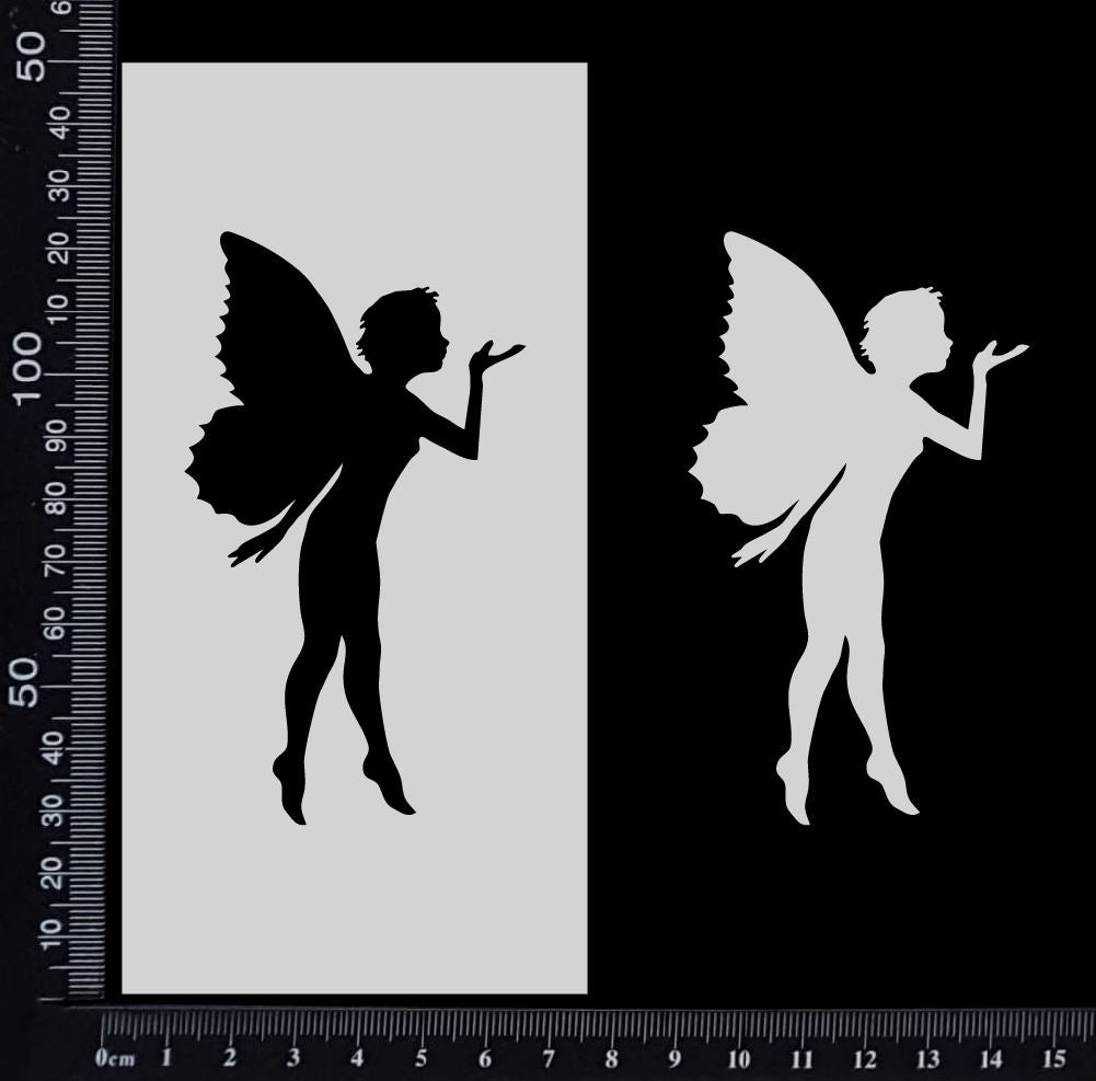 Fairy - E - Stencil - 75mm x 150mm
