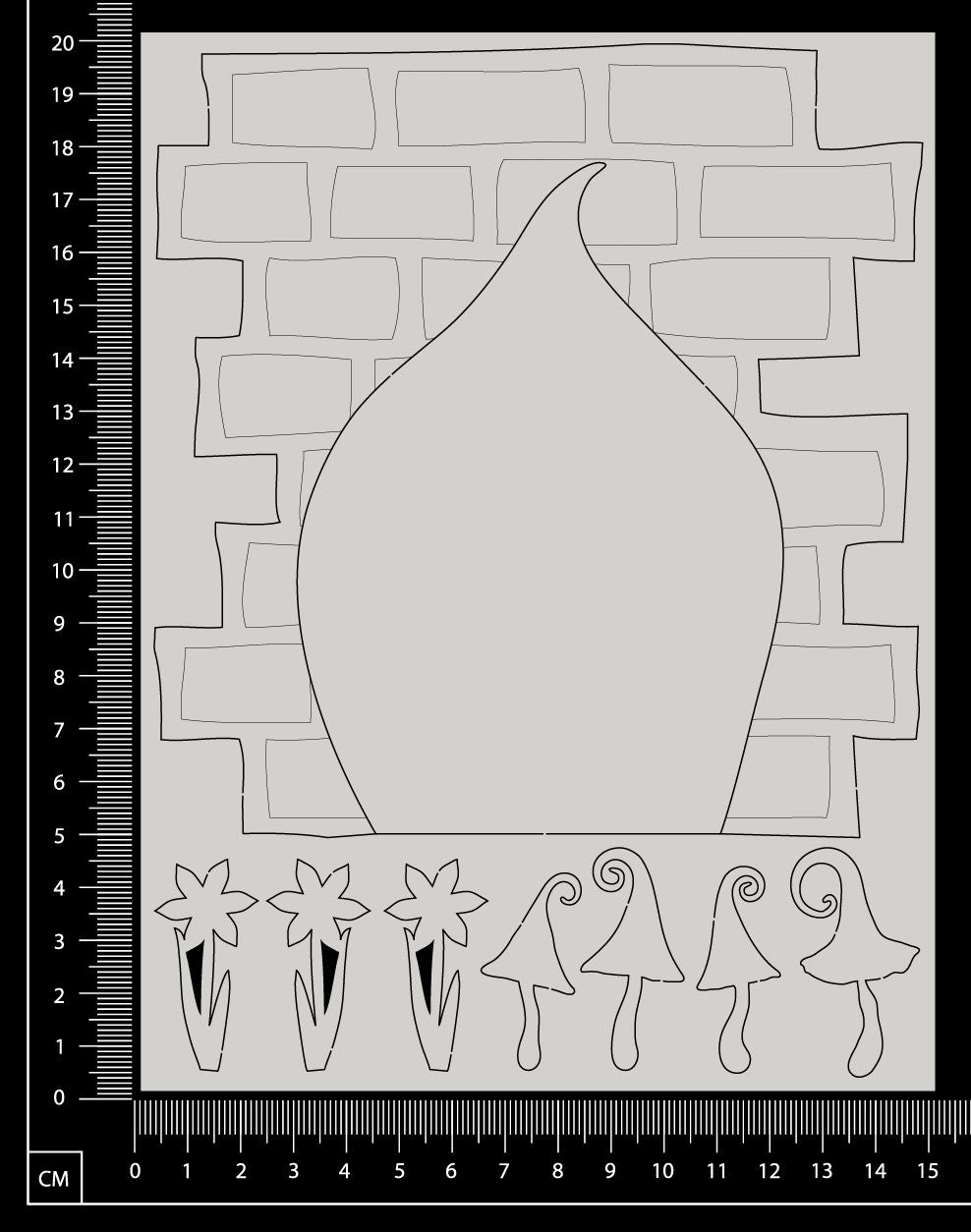 Fairy Arch - White Chipboard