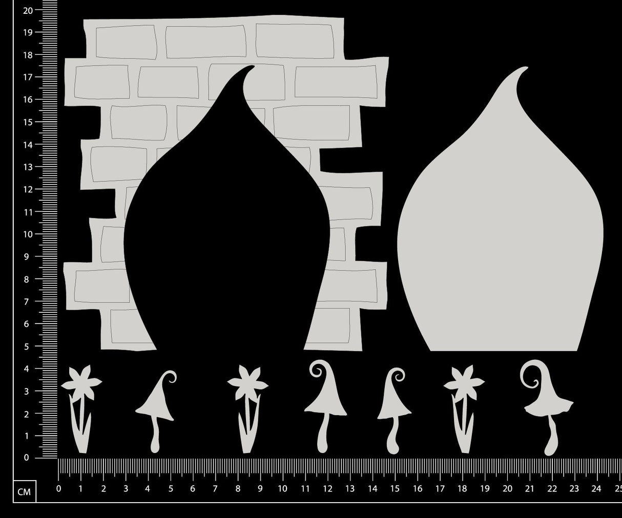 Fairy Arch - White Chipboard