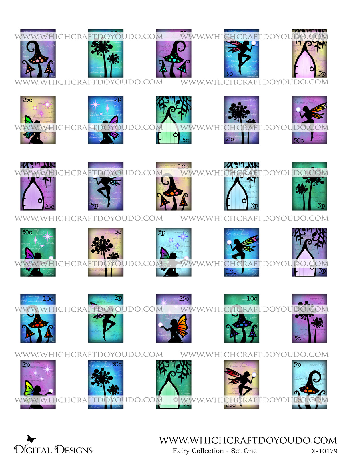 Fairy Collection - Set One - DI-10179 - Digital Download