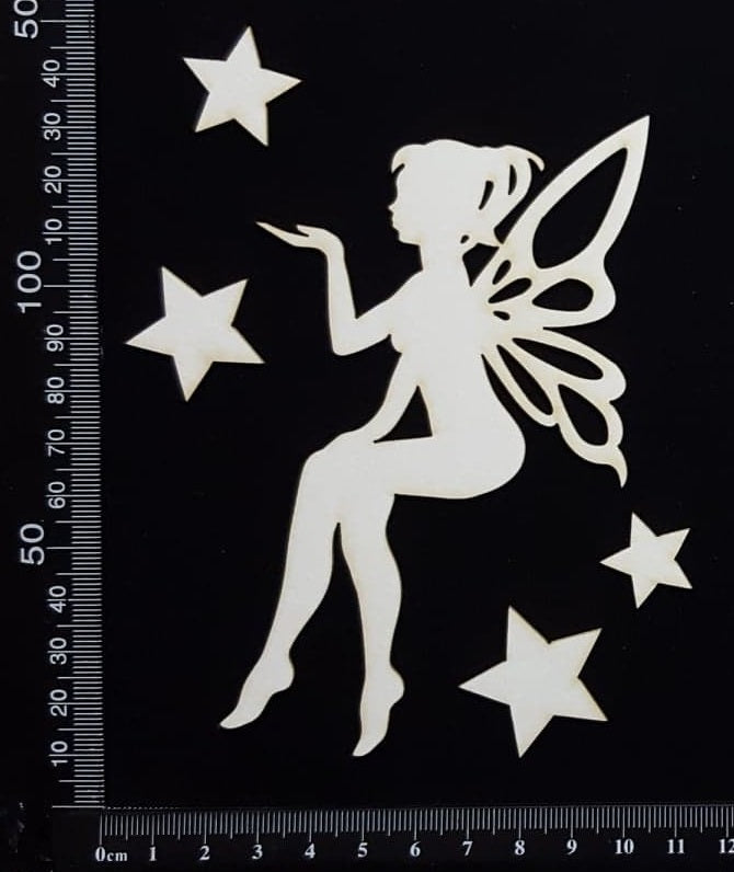 Fairy Set - AB - White Chipboard