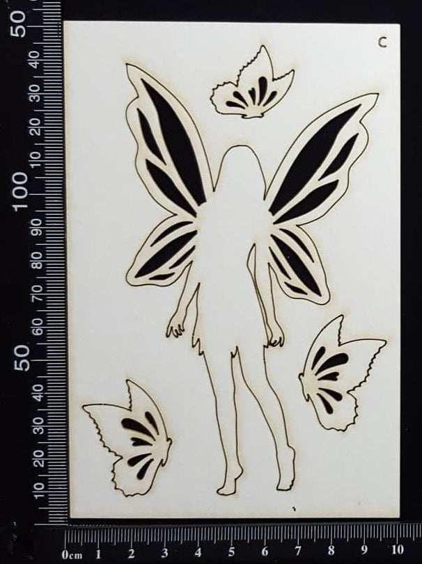 Fairy Set - AC - White Chipboard