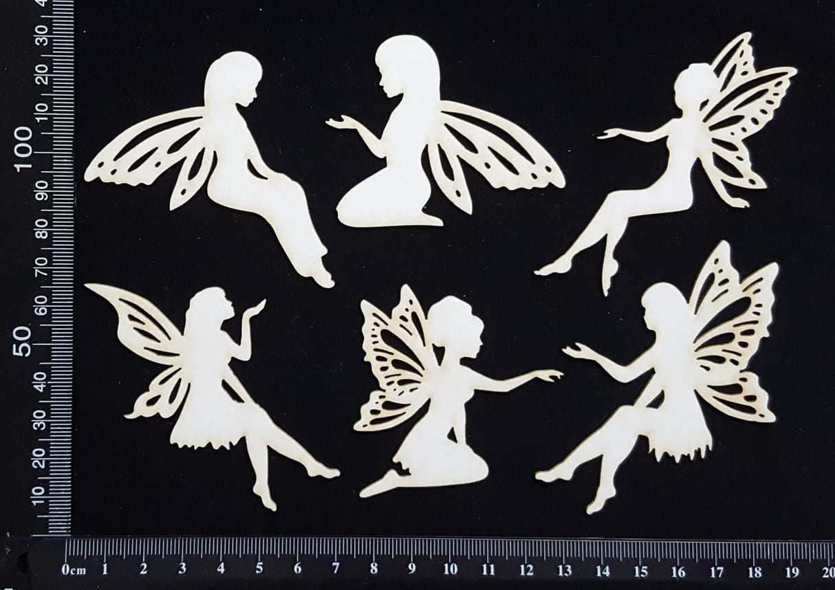 Fairy Set - DF - White Chipboard