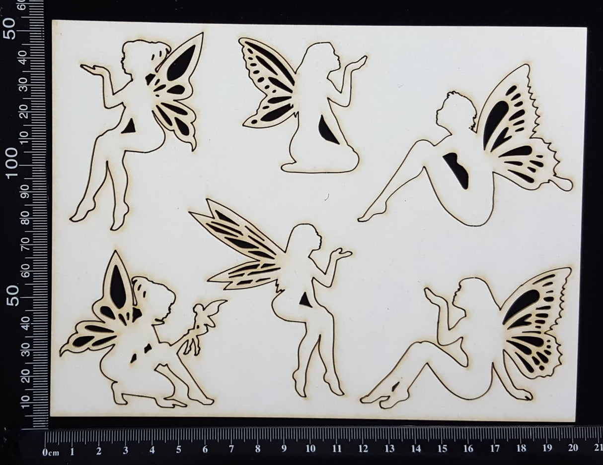 Fairy Set - DG - White Chipboard