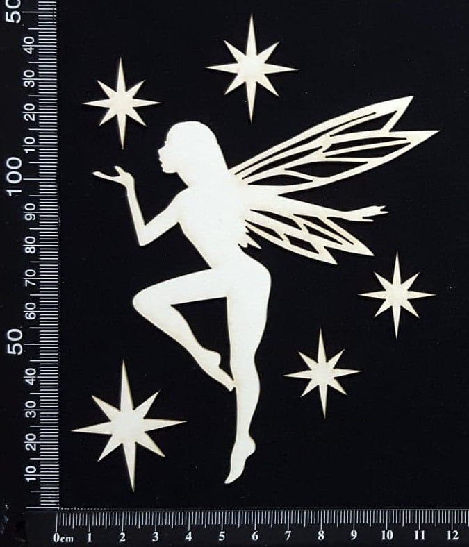 Fairy Set - AF - White Chipboard