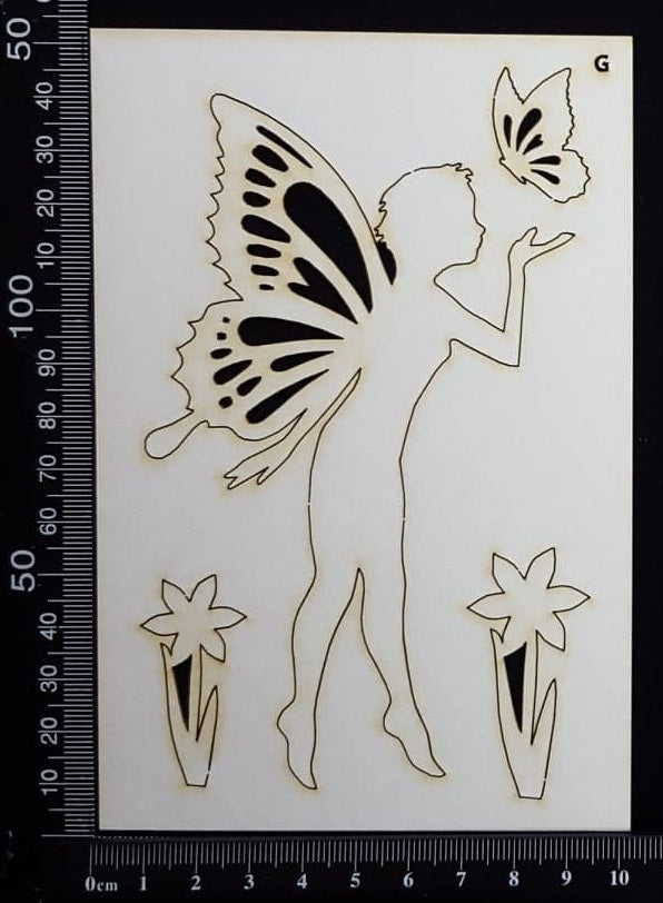 Fairy Set - AG - White Chipboard