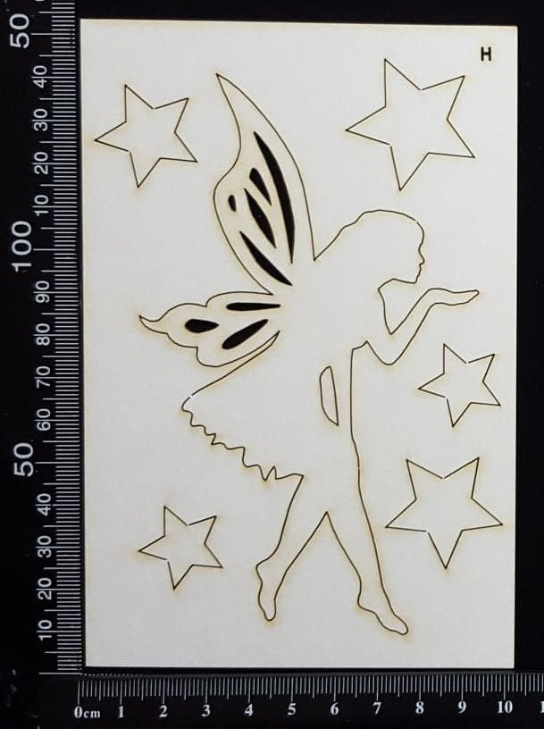 Fairy Set - AH - White Chipboard