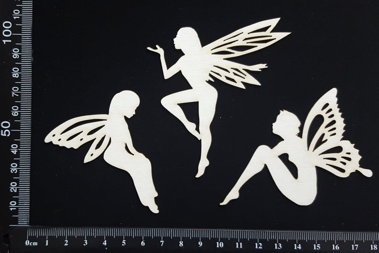 Fairy Set - DA - White Chipboard