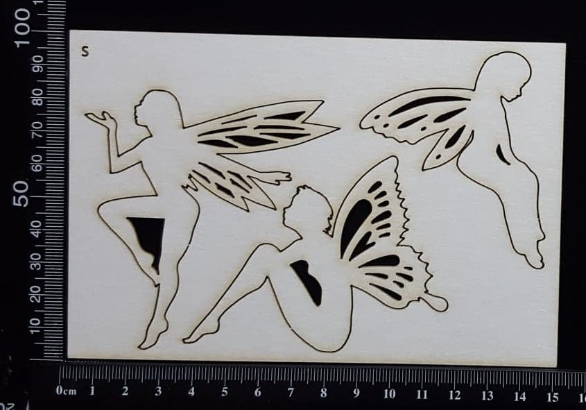 Fairy Set - DA - White Chipboard