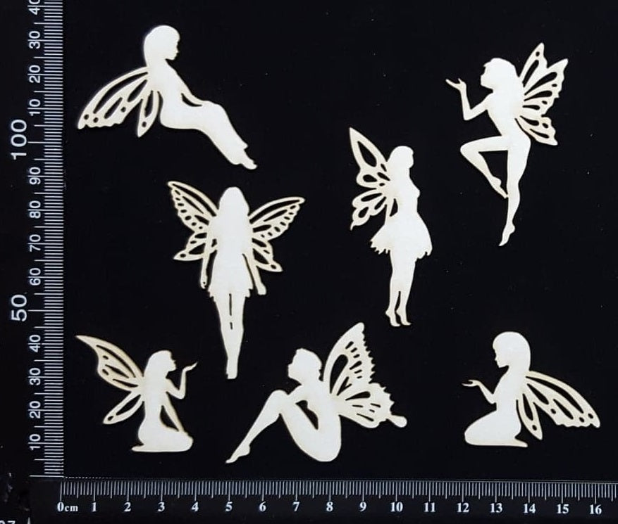 Fairy Set - FA - White Chipboard