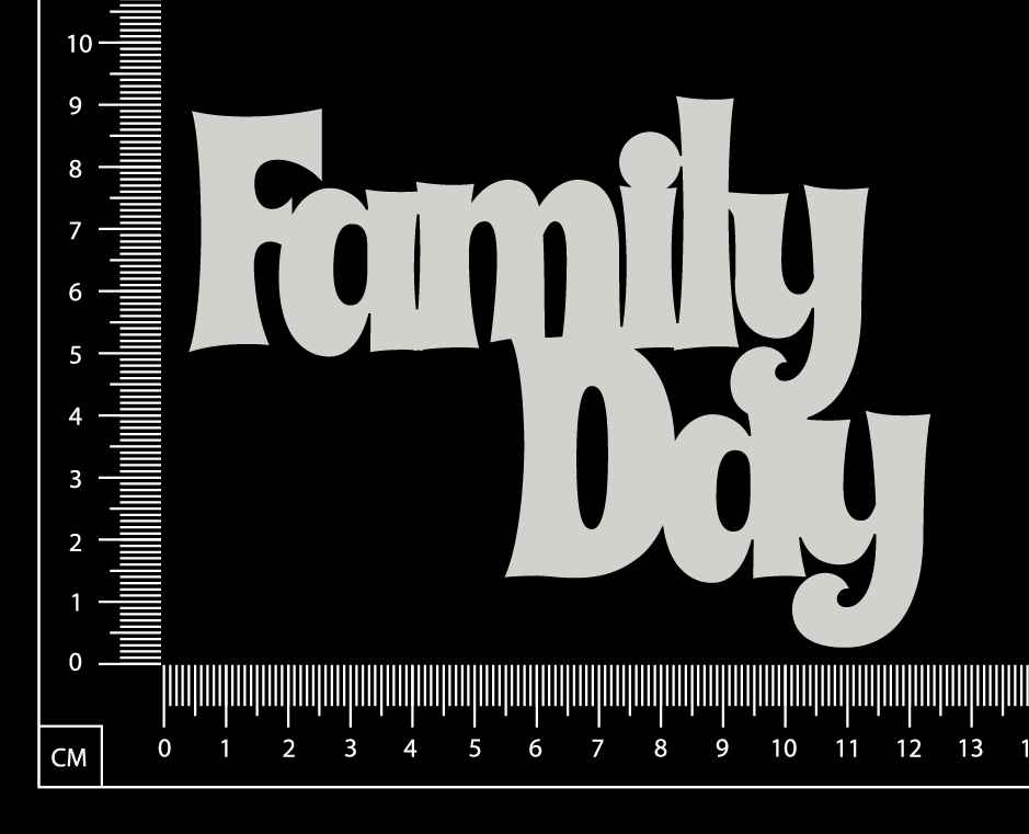Family Day C - White Chipboard