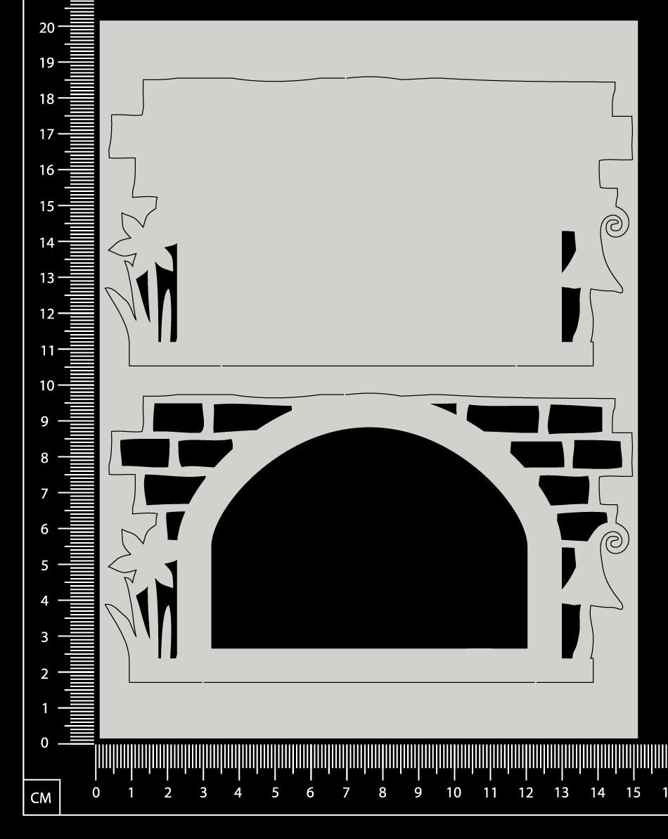 Fantasy Portal - BD - Small - Layering Set - White Chipboard