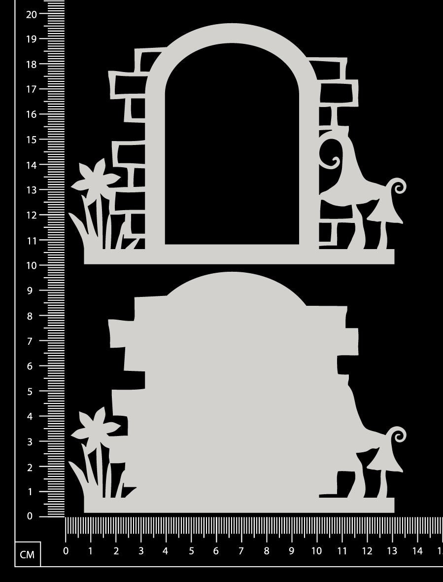 Fantasy Portal - CD - Small - Layering Set - White Chipboard