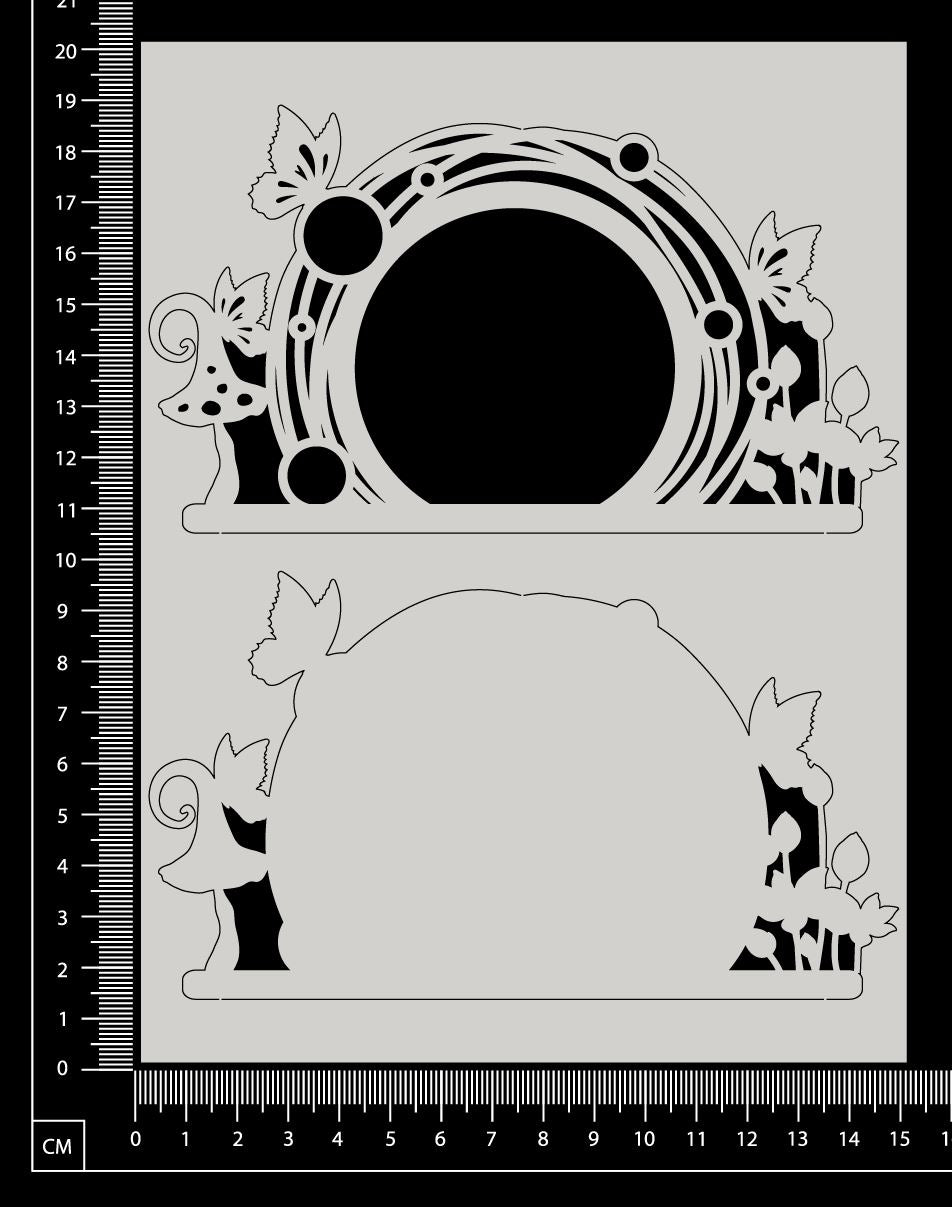 Fantasy Portal - GD - Small - Layering Set - White Chipboard