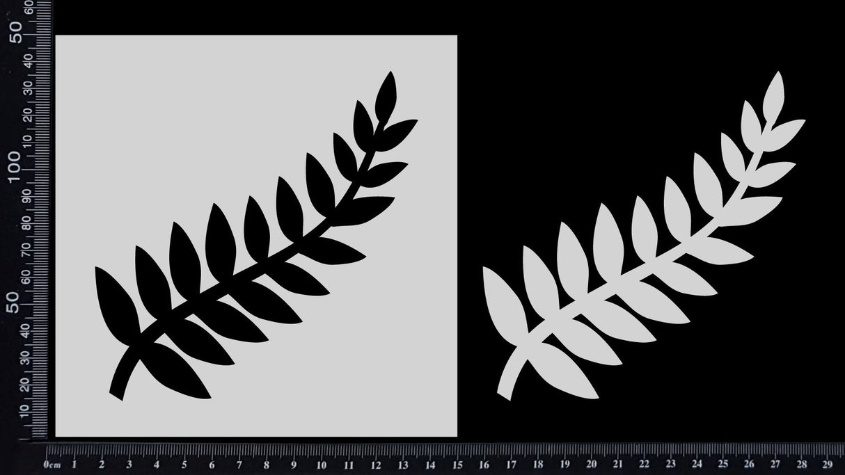 Fern leaf - Stencil - 150mm x 150mm