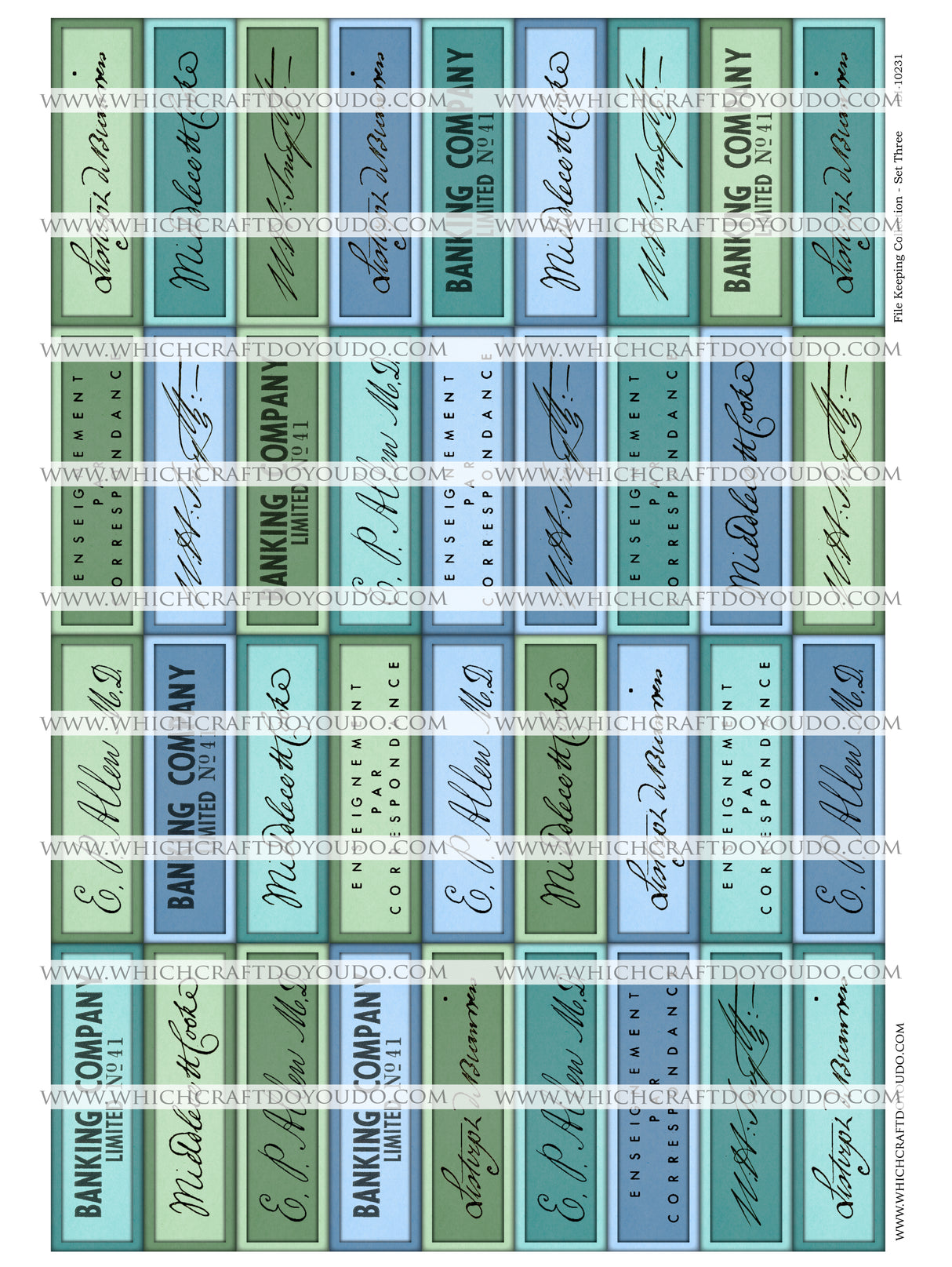 File Keeping Collection - Set Three - DI-10231 - Digital Download