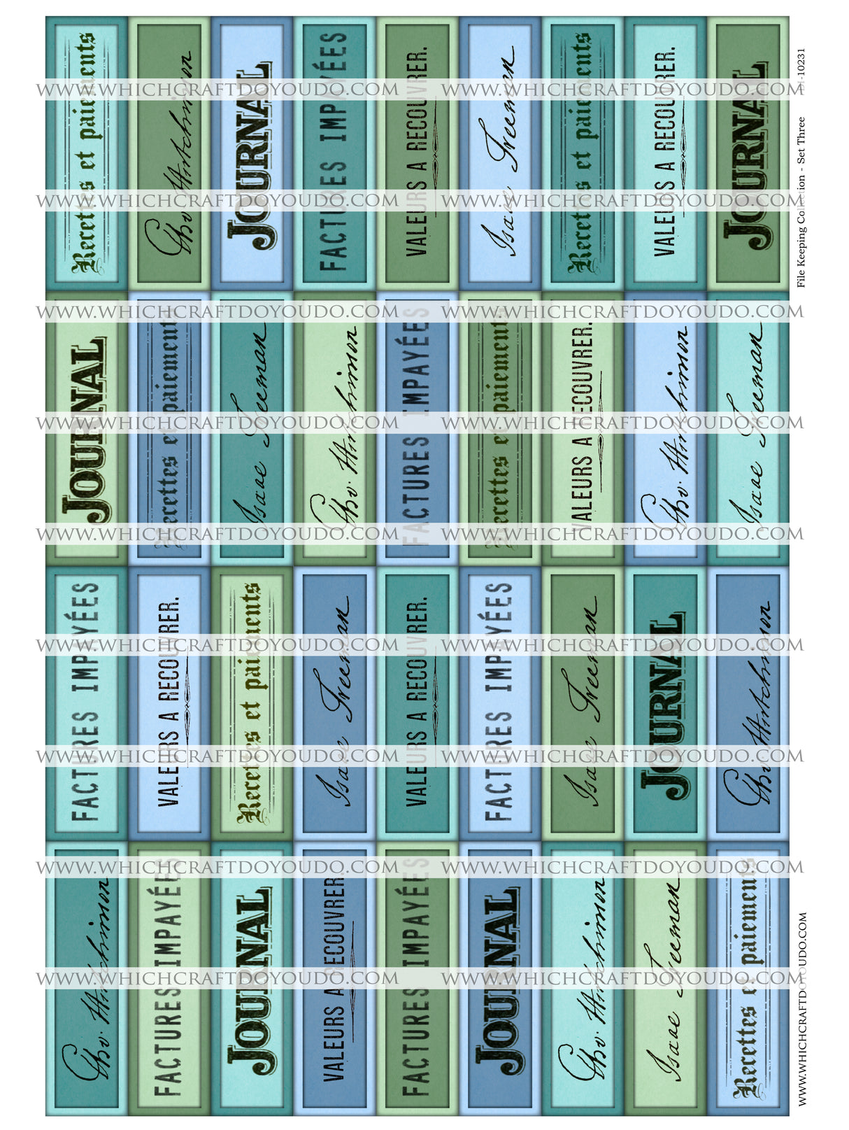 File Keeping Collection - Set Three - DI-10231 - Digital Download