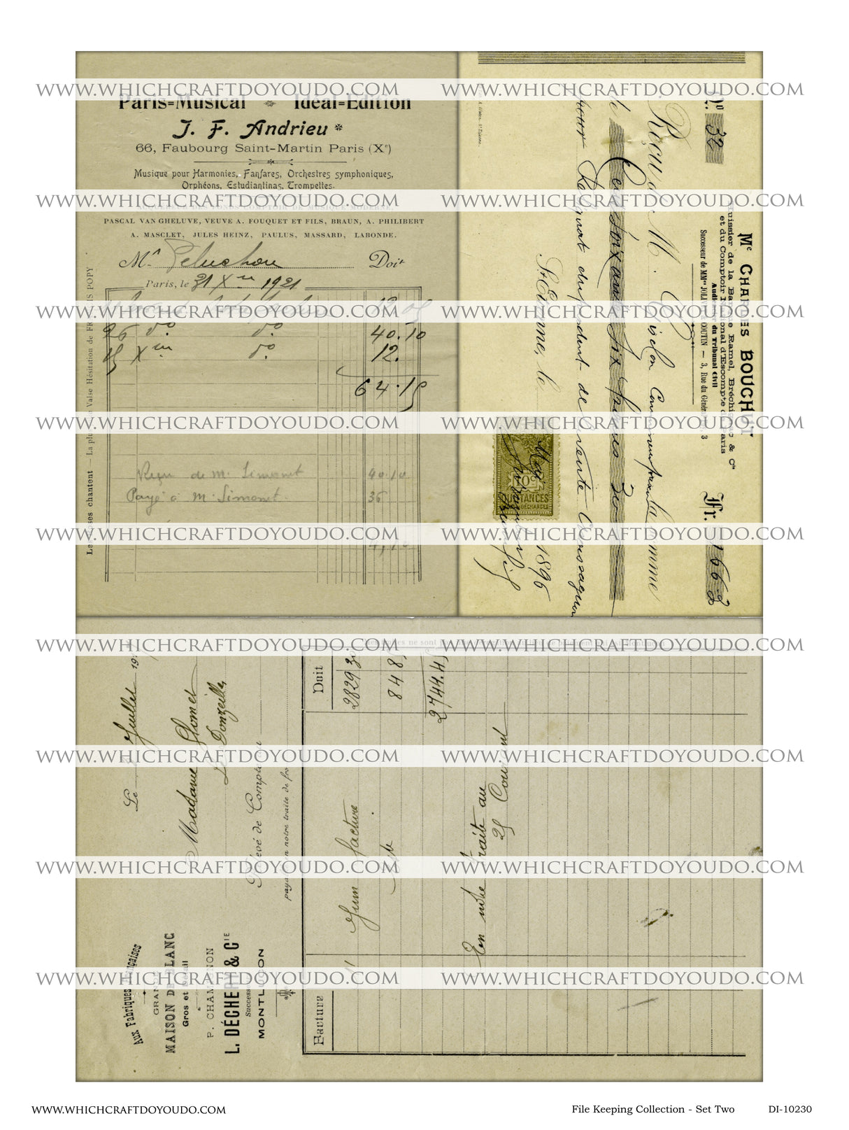 File Keeping Collection - Set Two - DI-10230 - Digital Download
