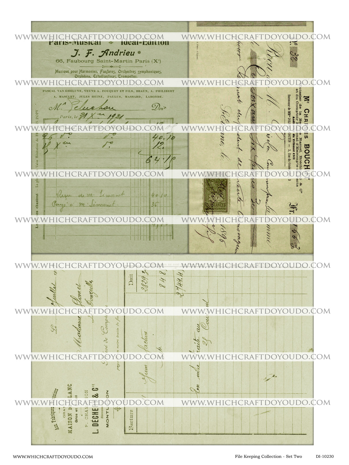 File Keeping Collection - Set Two - DI-10230 - Digital Download
