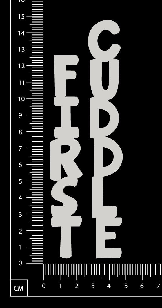 First Cuddle - White Chipboard