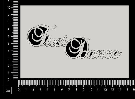 First Dance - White Chipboard