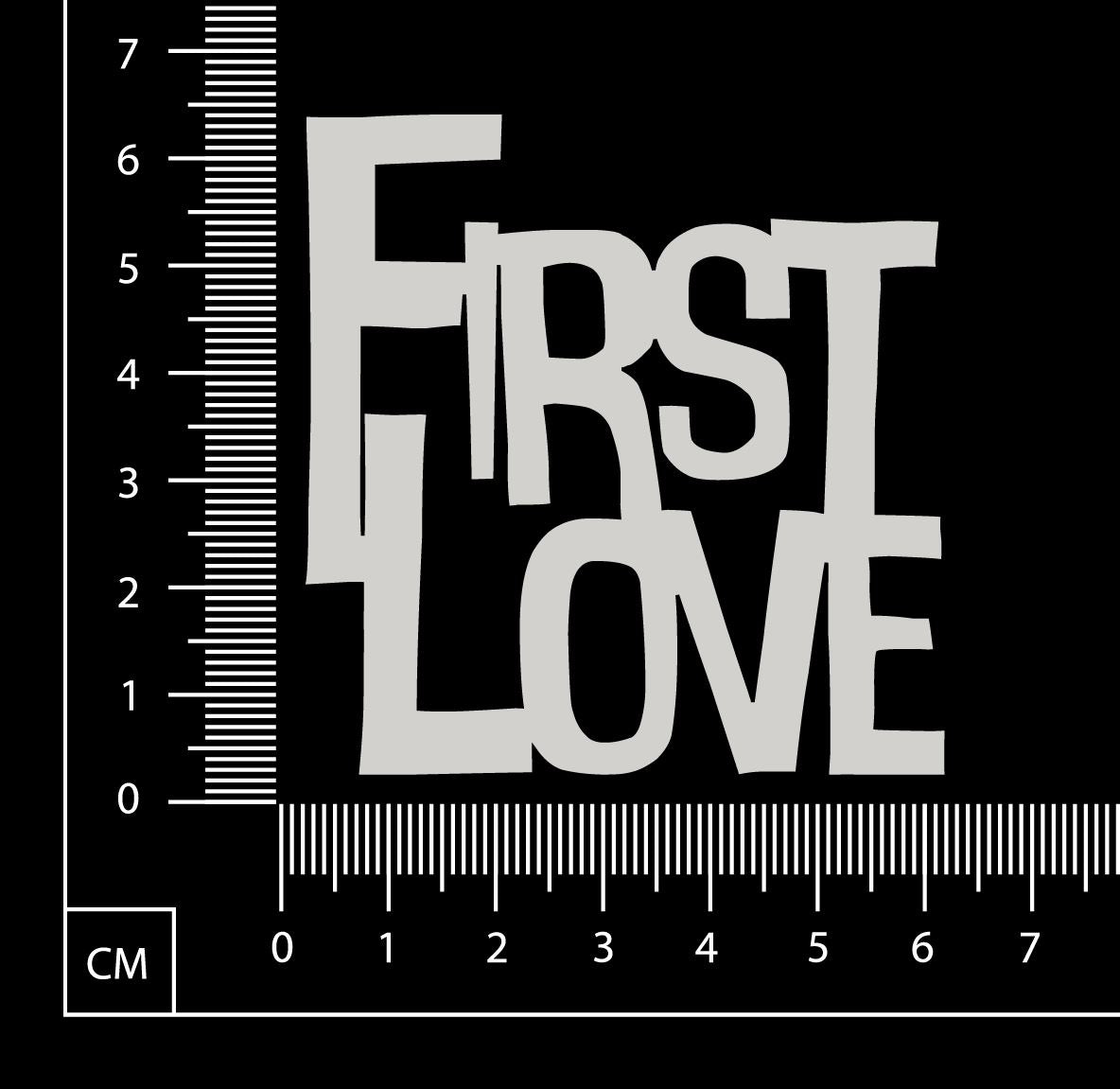 First Love - White Chipboard