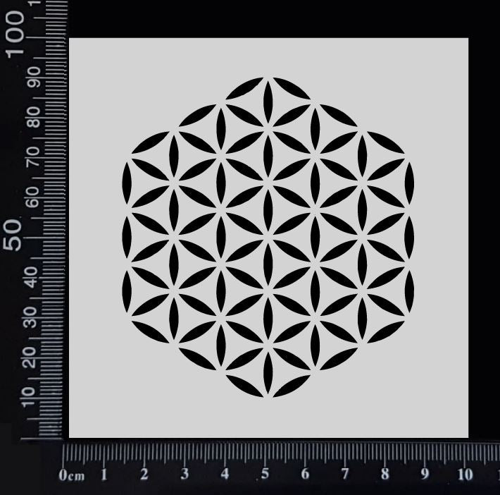 Flower of Life - B - Stencil - 100mm x 100mm