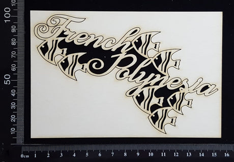 French Polynesia - B - White Chipboard