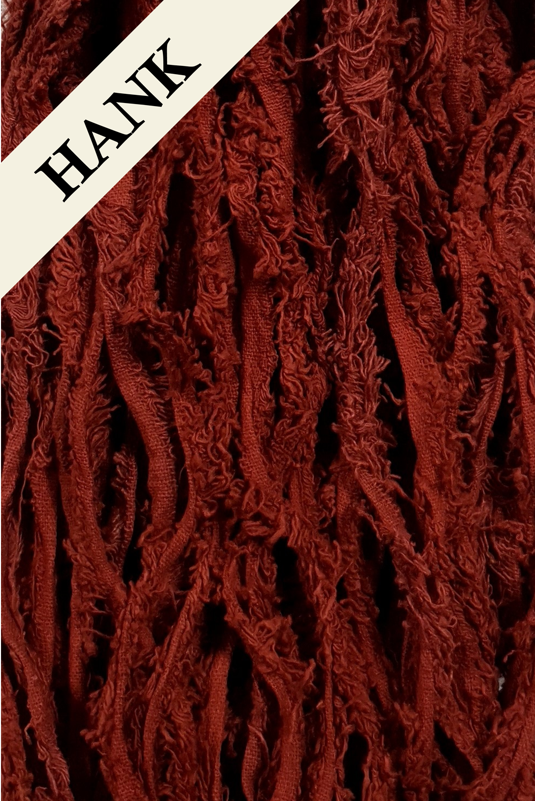 Cotton Frizz Ribbon - Garnet - Hank