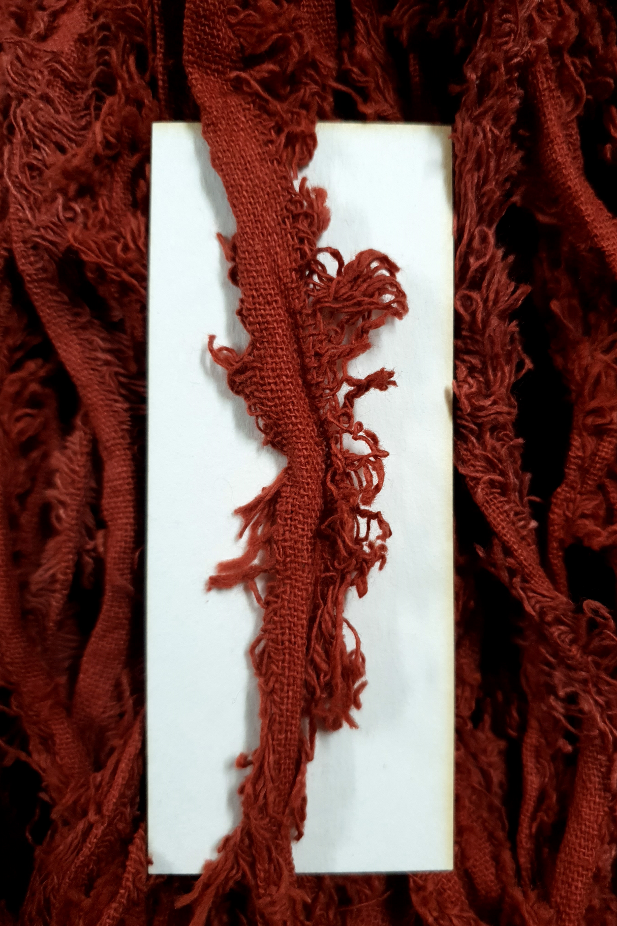 Cotton Frizz Ribbon - Garnet - Hank