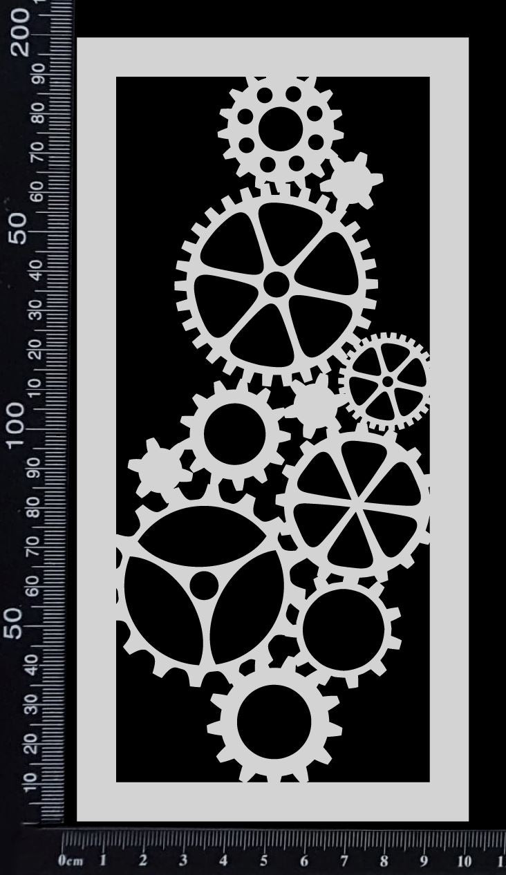 Gear Cluster - A - Stencil - 100mm x 200mm