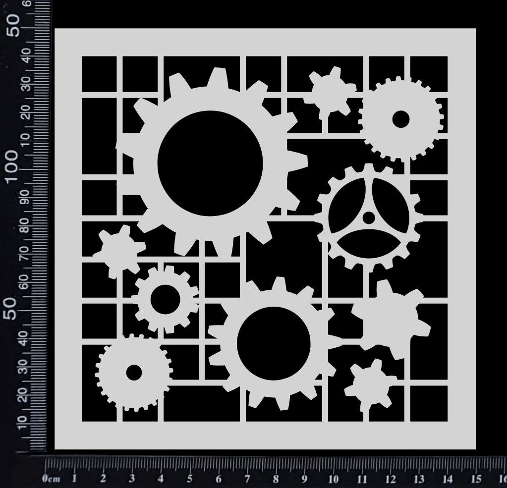 Gear Mesh - Stencil - 150mm x 150mm
