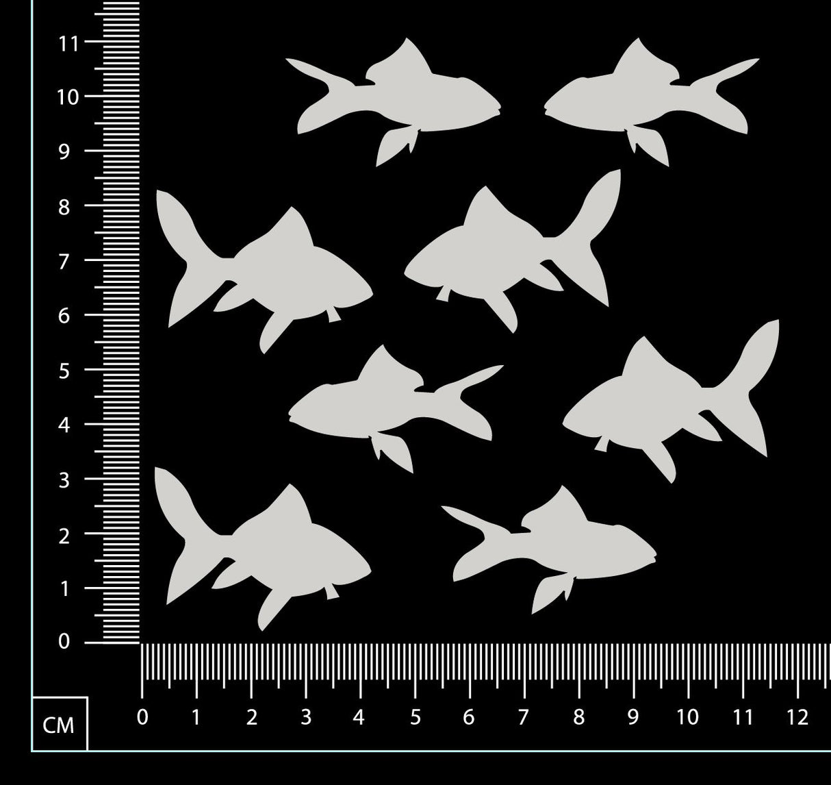 Goldfish Set - White Chipboard