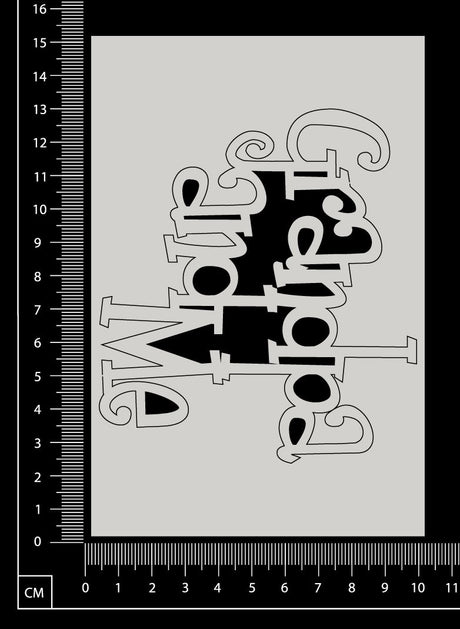 Grandpa and Me - White Chipboard