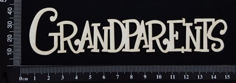 Grandparents - White Chipboard