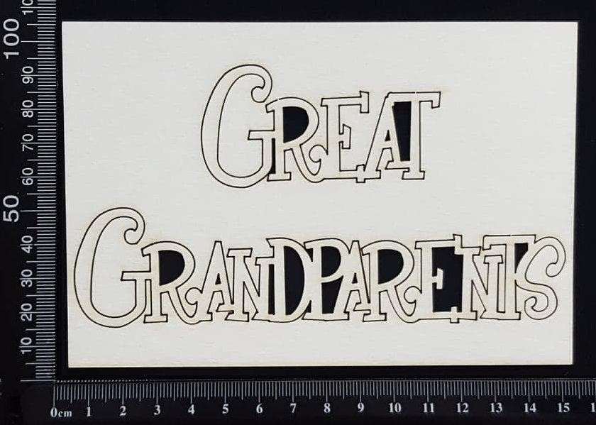Great Grandparents - White Chipboard