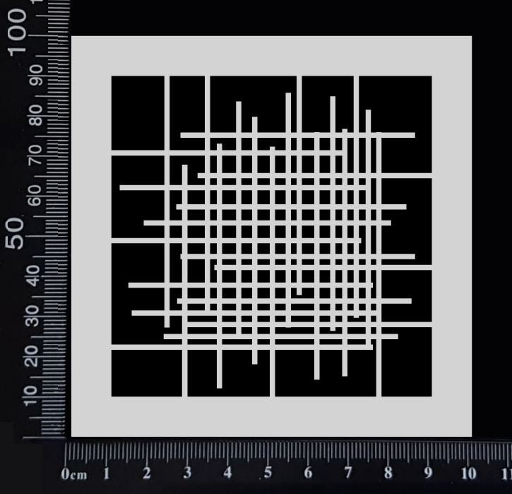 Grid Mesh - Reverse - Stencil - 100mm x 100mm
