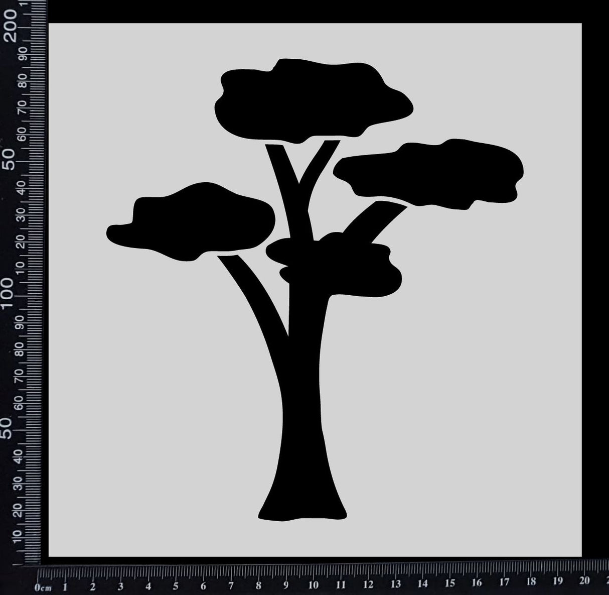 Gum Tree - Stencil - 200mm x 200mm