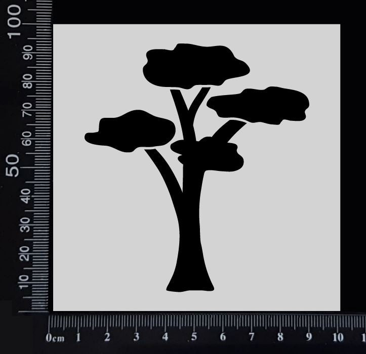Gum Tree - Stencil - 100mm x 100mm