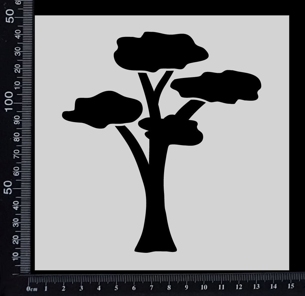 Gum Tree - Stencil - 150mm x 150mm